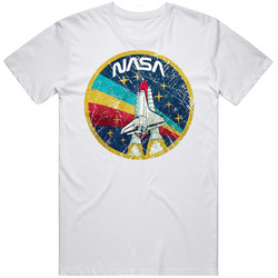 Vintage Colours Nasa Logo T Shirt