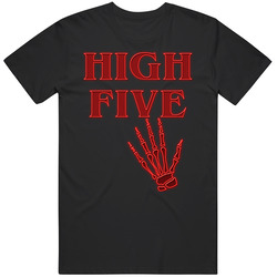 High Five Halloween Skeleton T Shirt