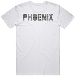 Phoenix Neighborhoods Typography City T Shirt