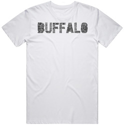 Buffalo Neighborhoods Typography City T Shirt