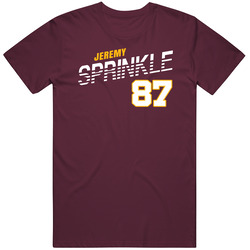 Jeremy Sprinkle 87 Favorite Player Washington Football Fan T Shirt
