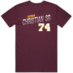 Geron Christian Sr 74 Favorite Player Washington Football Fan T Shirt