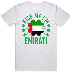 Kiss Me I'm Emirati Funny St Patrick's Day T Shirt
