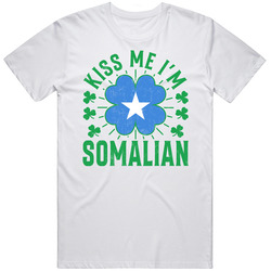 Kiss Me I'm Somalian Funny St Patrick's Day T Shirt
