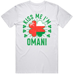 Kiss Me I'm Omani Funny St Patrick's Day T Shirt