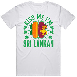 Kiss Me I'm Sri Lankan Funny St Patrick's Day T Shirt