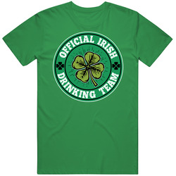 Official Irish Drinking Team St Patrick's T Shirt Official Irish Drinking Team St Patrick's T Shirt