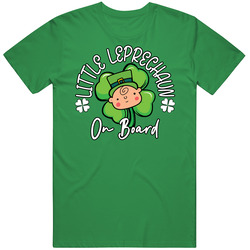 Little Leprechaun On Board St Patrick's T Shirt Little Leprechaun On Board St Patrick's T Shirt