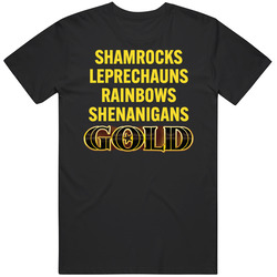 Shamrocks Leprechauns Rainbows Gold St Patrick's T Shirt Shamrocks Leprechauns Rainbows Gold St Patrick's T Shirt