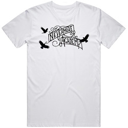 Wednesday Nevermore Academy Sign Logo T Shirt