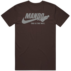 Mando This Is The Way Nike Mandolorian Mashup Parody T Shirt