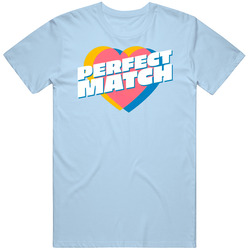 Perfect Match Netflix Logo T Shirt