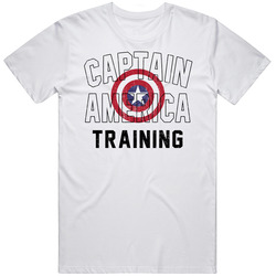 Captain America Training Workout T Shirt