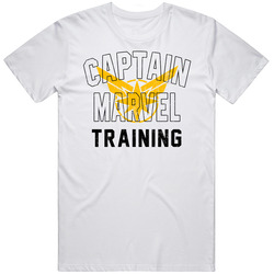 Captain Marvel Training Workout T Shirt