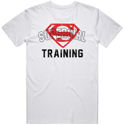 Supergirl Training Workout T Shirt