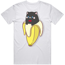 Black Cat Bananya T Shirt