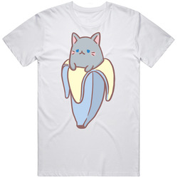Russian Blue Cat Bananya T Shirt