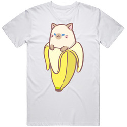Siamese Cat Bananya T Shirt