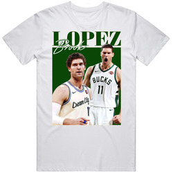 Brook Lopez 90s Style T Shirt