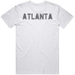 Atlanta Neighborhoods Typography City T Shirt