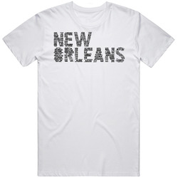 New Orleans Neighborhoods Typography City T Shirt