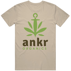 Ankr Ogranics Cannabis Weed Company Logo T Shirt