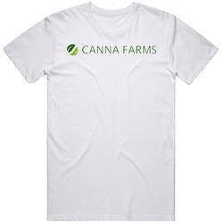 Canna Farms Marijuana Cannabis Weed Company Logo T Shirt