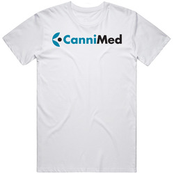 Cannimed Marijuana Cannabis Weed Company Logo T Shirt