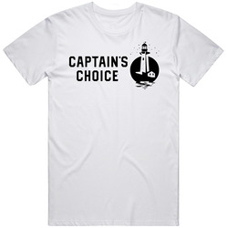 Captains Choice Marijuana Cannabis Weed Company Logo T Shirt