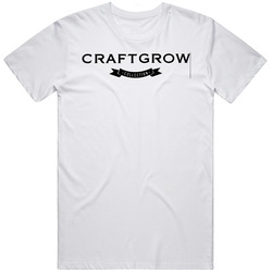 Craftgrow Collection Marijuana Cannabis Weed Company Logo T Shirt