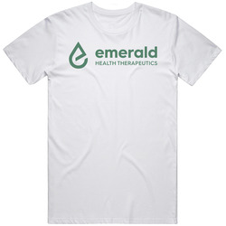 Emerald Health Theraprutics Cannabis Weed Company Logo T Shirt