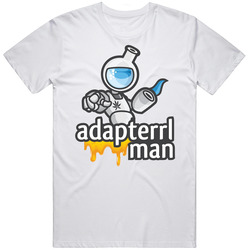Adapterrlman Cannabis Weed Company Logo T Shirt