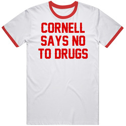 Cornell Says No To Drugs Ring T Shirt