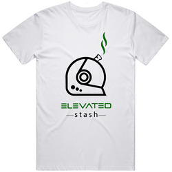 Elevated Stash Marijuana Cannabis Weed Company Logo T Shirt