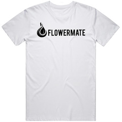 Flowermate Marijuana Cannabis Weed Company Logo T Shirt