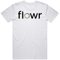 Flowr Marijuana Cannabis Weed Company Logo T Shirt