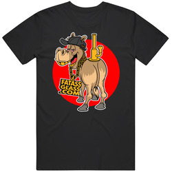 Fat Ass Glass Marijuana Cannabis Weed Company Logo T Shirt