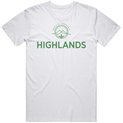 Highlands Cannabis Marijuana Cannabis Weed Company Logo T Shirt