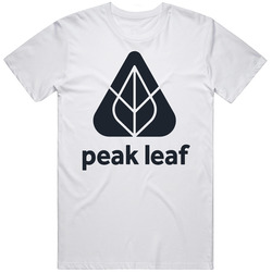 Peak Leaf Cannabis Marijuana Cannabis Weed Company Logo T Shirt