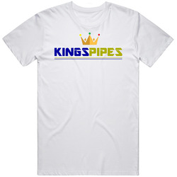 Kings Pipes Cannabis Marijuana Cannabis Weed Company Logo T Shirt