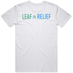 Leaf Relief Premium Cannabis Marijuana Cannabis Weed Company Logo T Sh