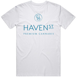 Haven St Premium Cannabis Marijuana Cannabis Weed Company Logo T Shirt