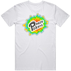 Peace Pokers Cannabis Marijuana Cannabis Weed Company Logo T Shirt