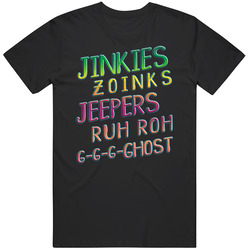 Scoobie Doo Jinkies Shaggy Quotes T Shirt