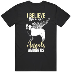 I Believe There Are Angels Among Us Border Collie Dog Angel Puppy Anim