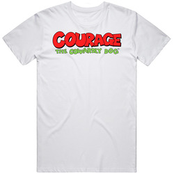 Courage The Cowardly Dog 90s Tv Show Comedy Cartoon T Shirt