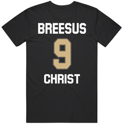 Breesus Christ Drew Brees New Orleans Football Qb Fan Old Church Style