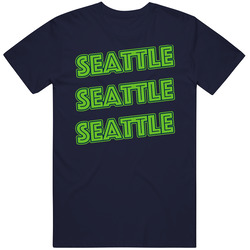 Seattle Football Retro Fan T Shirt