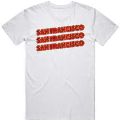 San Francisco Football Retro Cool Fan T Shirt