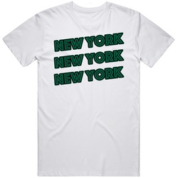 New York J Football Retro Cool Fan T Shirt